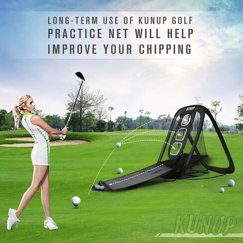 Golf Chipping Net 4 in 1 Pop Up Golf Net for Backyard Indoor/Outdoor Use - Golf Practice Net Improve Short Game and Swing Accessories Great Gifts for Dad, Men, Women |Automatic Return Golf| in Saudi Arabia