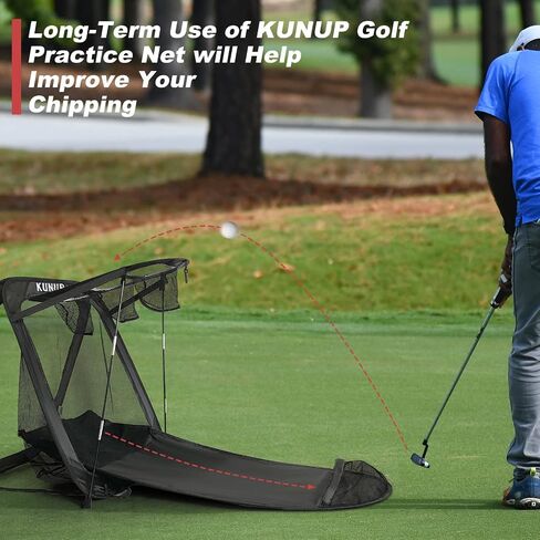 Golf Chipping Net 4 in 1 Pop Up Golf Net for Backyard Indoor/Outdoor Use - Golf Practice Net Improve Short Game and Swing Accessories Great Gifts for Dad, Men, Women |Automatic Return Golf| in Saudi Arabia