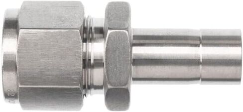 Brennan Industries N2406-04-06-SS تركيب أنبوب مزدوج الطويق من الفولاذ المقاوم للصدأ، أنبوب 1/4 بوصة × 3/8 بوصة أنبوب قياسي (عبوة من 5) in Saudi Arabia