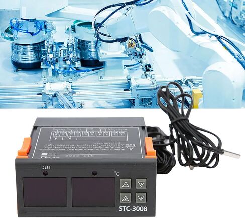 STC-3008 Digital Temperature Controller Dual Display Thermostat Sensor with NTC Sensor Probe(12V) in Saudi Arabia