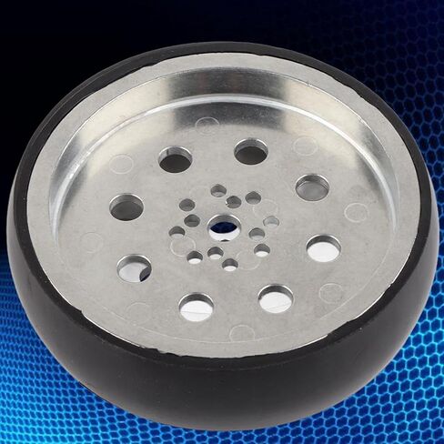 Akozon Industrial Robot Wheel, 100mm Robot Wheel Metal with Neoprene Tire Industrial Robot Parts 8mm Hole Inner Diameter in Saudi Arabia