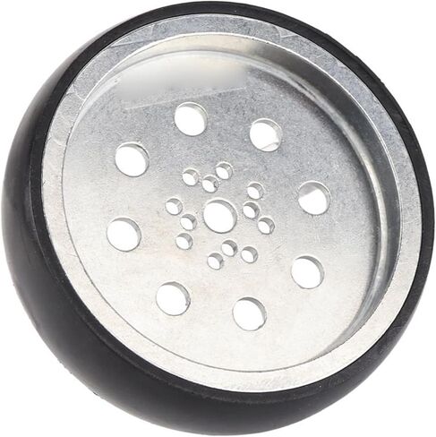 Akozon Industrial Robot Wheel, 100mm Robot Wheel Metal with Neoprene Tire Industrial Robot Parts 8mm Hole Inner Diameter in Saudi Arabia