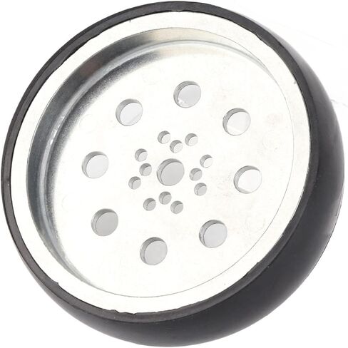 Akozon Industrial Robot Wheel, 100mm Robot Wheel Metal with Neoprene Tire Industrial Robot Parts 8mm Hole Inner Diameter in Saudi Arabia