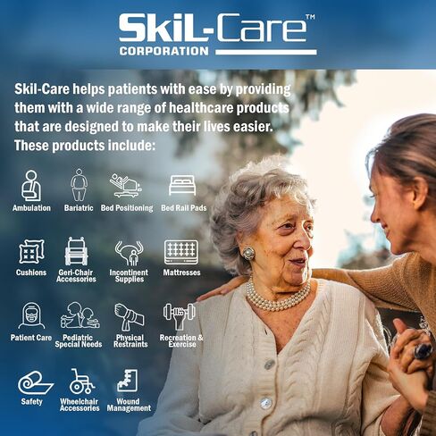 Skil-Care Sheepskin Limb Holder, 1 Pair - Additional Comfort for Wheelchair or Geri-Chair Patients. Wheelchair Cushions and Accessories. 306010 in Saudi Arabia