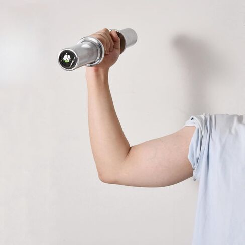 16" Olympic Dumbbell Handle Pair - Solid Adjustable Dumbbell Bars With Spring Collars 2'' Can Load(150LB/350LB), Suitable For Home Gym Exercise in Kuwait