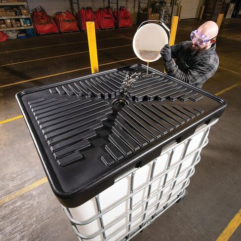 PIG Poly IBC Tote Full-Top Funnel |for IBC Totes with 4-6" Opening | 49.5" L. x 40.7" W. x 5.5" H | PMB30603 in Saudi Arabia