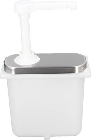 Zerodis Sauce Dispenser Pump, Stainless Steel Sauce Pump Dispenser Condiment Pump Dispenser for Salad Jam Seasoning Sauce Squeeze(4 Pumps) in Saudi Arabia