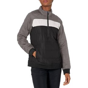 CBUK Women's Thaw Insulated Packable Wind Resistant Colorblock Pullover