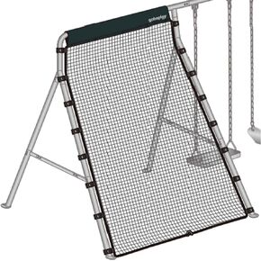 126" x 75" Multi Sport Bounce Back Net – Versatile Outdoor Swing Set Attachments for Practice, Batting, & Hitting Trainer Rebounder Equipment