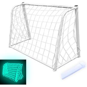 Glow in The Dark Soccer Net,Luminous Soccer Goal,Soccer Goals for Backyard,Soccer Net Replacement,12x6 and 6'x4 Soccer Goal Net Replacement,Post Not Included. in Kuwait