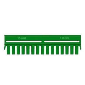 MUHWA Electrophoresis Combs, 15 Wells Combs for Protein Vertical Electrophoresis Cell Gel System, Use with 1 mm Glass Plates, Pack of 5