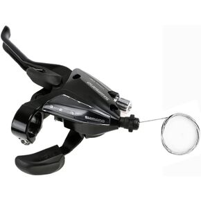 ZUKKA دراجة شيفتر ST-EF500، 3 سرعات يسار مع مؤشر تروس وكابل للدراجات الجبلية للدراجات الجبلية in Kuwait