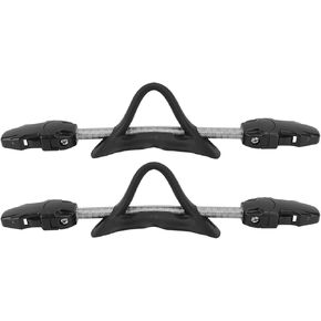 Spring Strap, Adjustable Universal Diving Fin Strap, Portable Stainless Steel Replacement Fins Strap Assembly with Quick Release Buckles for Diving, Pack of 2