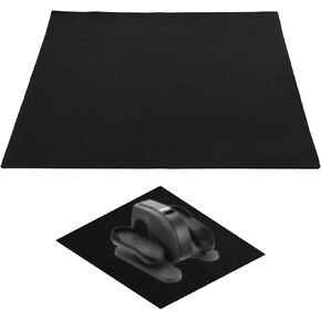 Anti-Slip Mat for Ellipse Leg Exercise Machine, 23.54x21.57 Inches Stable Exercise Equipment Mat for Under Desk Elliptical Machine Perfect for Home Workout Protect Floor