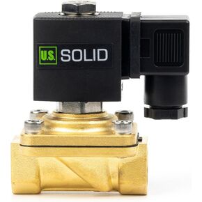 1-1/4" Stainless Steel Solenoid Valve - 110V AC Normally Closed Electric Solenoid Valve with Viton Seal, Junction Box Type