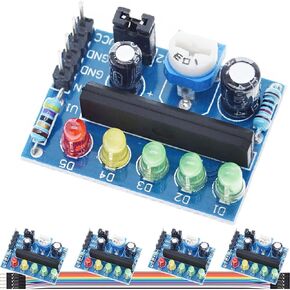 KA2284 Level Indicator Module 3.5V - 12V LED Power Indicator Adjustable Audio Level Indicator for AC/DC Level Indication with Dupont Cable(5PCS) in Kuwait