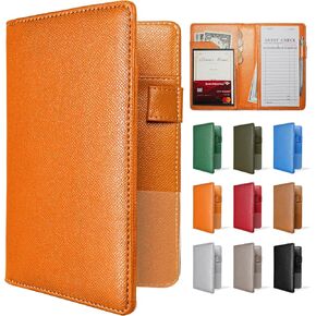 Mymazn Server Book with Zipper and Magnetic Pocket, Cute Waitress Book Server Booklet, Serving Book Fits Server Apron with High Volume Pocket, Floral Green in Kuwait