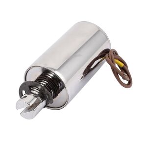 uxcell DC 24V 10mm Stroke 5.5-12kg Force Push Pull Type Solenoid Electromagnet