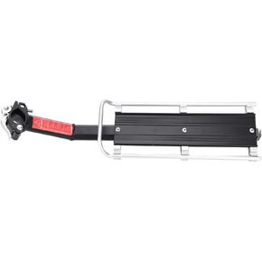 Aluminum Alloy Bike Carrier Rack Seat Post Rear Shelf, Mountain Bike Rear Carrier Rack Seat Post, Elastic Rope for Luggage