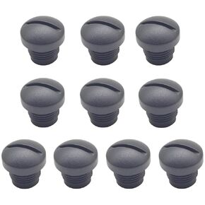 10PCS M12 Connector Dust Cover, Plastic Protective Cap IP67 Waterproof M12 Screw Caps Bolt Covers for Panel-Mount Sockets