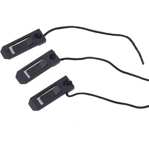 6PCS Quick Release Plastic Accessories Fin Tail Clip Kit for Outdoor Surfing Beach Surfboard Fins Clip Black