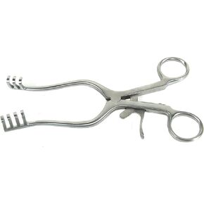 Weitlaner Retractors 6.5" Blunt 3x4 Teeth Grip Lock Ring Handles | Medixplus