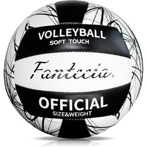Volleyball Official Size 5 for Outdoor Game Play, Soft Beach Volleyballs for Youth Adults, Beginners Training Lite Volleyball