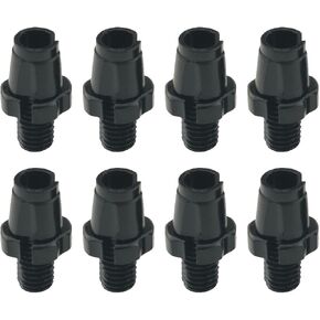 8PCS Bicycle Brake Cable Lever Adjustment Nut Screw Fastener Bolt Brake Part Black Aluminium Mountain Bike Brake Handle Adjustment Lever Suitable for Road Bike Mountain Bike Fixed Gear