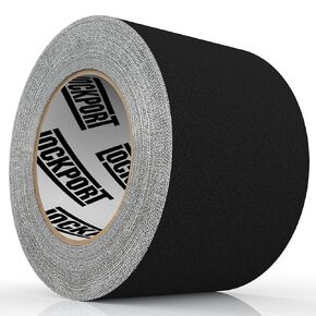 Lockport Black Gaffers Tape 45 Yards x 3 inch - Black Gaff Tape - No Residue, Water Resistant, Non-Reflective, Easy Tear - Multipurpose Black Tape - Black Gaffer Tape
