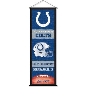 Indianapolis Colts Banner and Scroll Sign