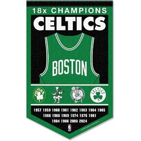 WinCraft Boston Celtics 18 Time 18x Champions Banner Pennant