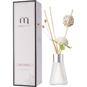 Reed Diffuser Set Lavender Reed Oil Diffusers for Bedroom Living Room Office Aromatherapy Oil for Gift Idea & Stress Relief (3 Bottled:Lavender)