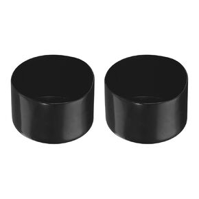 4 Pack Screw Thread Protector Cover Rubber End Caps, [for Screw, Bolt, Rod End Cap] - 2 3/4 inch(70mm) Inner Dia/Black