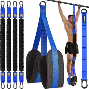 Pull Up Assistance Bands, Resistance Bands for Pull Up Bar Workout, Adjustable Heavy Duty Pull Up Assist Equipment with 4 Assistance Bands, Home Gym Fitness Exercise Strength Training
