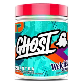 GHOST Intra Workout Powder, Welch's Grape - BCAA & EAA, Nootropics & Hydration - Essential Amino Acids Supplement Supports Muscle Recovery & Focus - Pre, Intra & Post Workout Powders for Men & Women