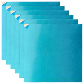 6 Pack 4 x 4 Inch Pure Copper Sheet, 24 Gauge Copper Sheet Metal, Copper Plates for Crafts, Repairs, Enameling, Electrical