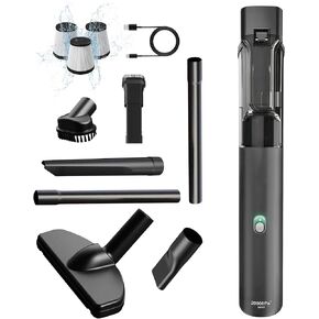 Car Vacuum, Handheld Vacuum Cordless with 20000Pa, Car Vacuum Cleaner High Power, 50-Min Decent Runtime, Car Vacuum Portable Cordless with Flexible Attachments.