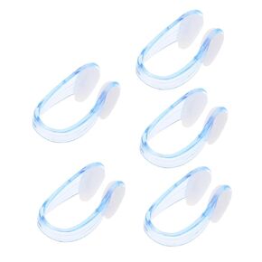 MERRYHAPY 5 Boxes Swimming Nose Clip Professional Nose Clips Swimmer Supply Swimming Supply Wear-resistant Nose Plugs Convenient Nose Plugs Portable Nose Clamps White Toy Major Pc