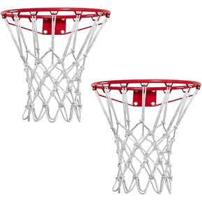 JBM 2 Pack Basketball Net Replacement - 12 Loops, Heavy Duty Basketball Net