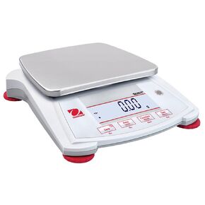 Ohaus STX2202 Scout Touchscreen Analytical Balance, 2200 g x 0.01 g, White