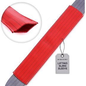 Polyester Lifting Sling Protector Sleeve 4.0' - Wear Pad for Dawnerz Eye to Eye Lifting Strap 6600 LBS Vertical WLL in Saudi Arabia