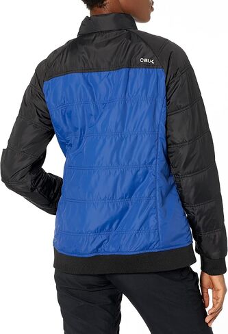 CBUK Women's Thaw Insulated Packable Wind Resistant Colorblock Pullover in Saudi Arabia