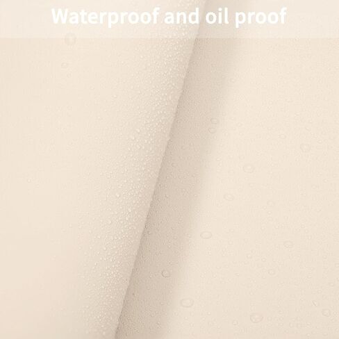 Round Table Pad,1.8mm Thick,Dia.48 Inch,Round Leather Table Cover,Round Table Protector,Round Dining Table Protector,Round Table Top Protector.(Dia.48,Mud Color+Champagne Gold) in Kuwait