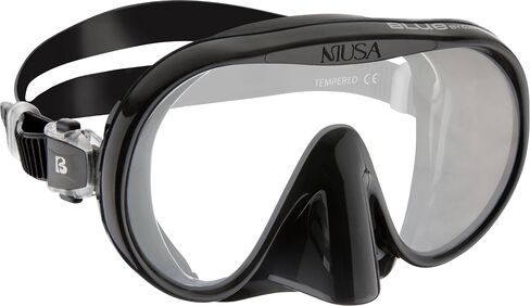 Cressi Adult Wide View Single Lens Comfortable Snorkeling Mask & Dry Snorkel - Musa & Scilla: made in Italy in Saudi Arabia