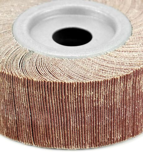 QWORK Aluminum Oxide Bench Grinder Wheel - 6" x 2" - 120 Grit Professional Grade Sanding Wheel for Bench and Pedestal Grinders - Max 6000 RPM in Saudi Arabia