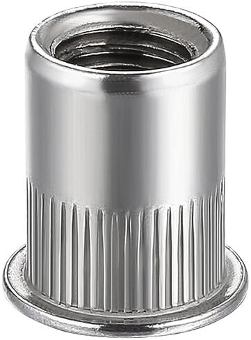 25 قطعة M8 برشام المكسرات سبائك الألومنيوم مخرش شقة رئيس الخيوط إدراج الجوز in Kuwait