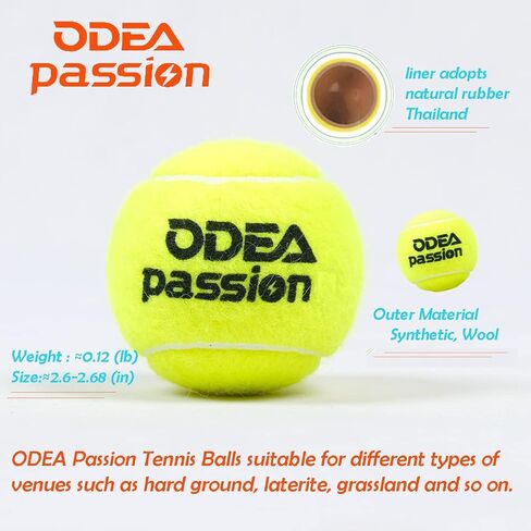 Tennis Balls,High-Elasticity,Extra Duty for Tennis Training or Competition,ITF Approved Tennis Balls for Adult Competition in Saudi Arabia