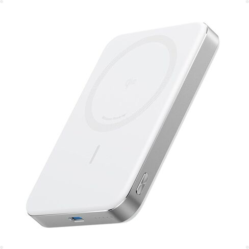 Anker MagGo Power Bank, Ultra-Slim 10,000mAh Magnetic Battery Pack, Qi2 Certified 15W Ultra-Fast MagSafe Compatible Portable Charger, Ergonomic Design, for iPhone16/15/14/13/12 Series Only in Saudi Arabia