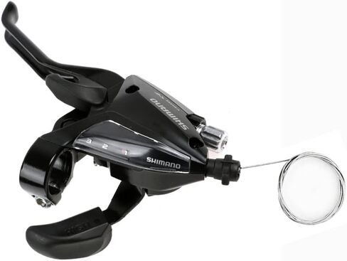 ZUKKA دراجة شيفتر ST-EF500، 3 سرعات يسار مع مؤشر تروس وكابل للدراجات الجبلية للدراجات الجبلية in Kuwait