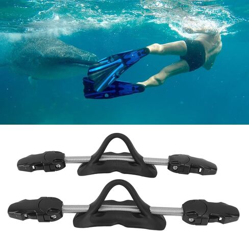 Spring Strap, Adjustable Universal Diving Fin Strap, Portable Stainless Steel Replacement Fins Strap Assembly with Quick Release Buckles for Diving, Pack of 2 in Saudi Arabia